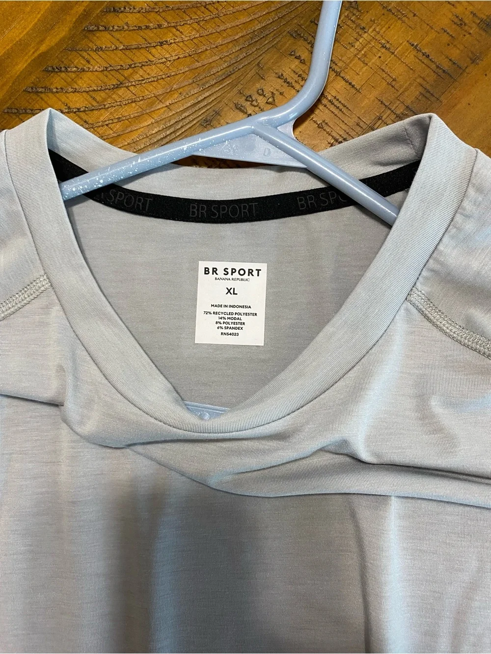 Banana Republic Short Sleeve Crew Neck Shirt - Light Gray